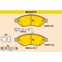 BA2275 BARUM Комплект гальмівних колодок дисковий гальм