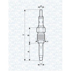 062900084304 MAGNETI MARELLI Свічка розжарювання