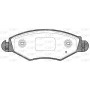 BPA0643.20 OPEN PARTS КомплеК т гальмівних колодок, дискове гальмо