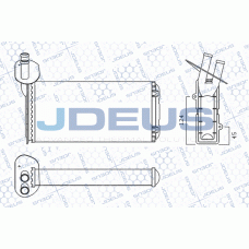 M-230021A JDEUS Теплообмінник обігрів салону