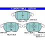 13.0470-7184.2 ATE Комплект гальмівних колодок дисковий гальм