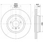 DP-0122 JAPANPARTS Гальмівний диск