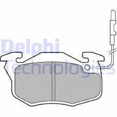 LP696 DELPHI Комплект гальмівних колодок дисковий гальм