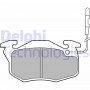 LP696 DELPHI Комплект гальмівних колодок дисковий гальм