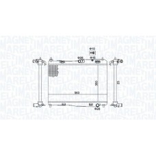 350213142100 MAGNETI MARELLI Радіатор охолодження двигуна