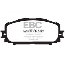 DP21897 EBC Brakes Комплект гальмівних колодок дисковий гальм