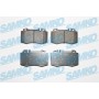 5SP849 SAMKO Комплект гальмівних колодок дисковий гальм