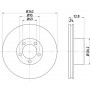 MDC10 MINTEX Гальмівний диск