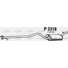 P2318 FENNO Середній глушник вихлопних газів