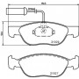 8DB 355 008-321 HELLA Комплект гальмівних колодок, дискове гальмо