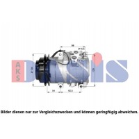 852600N AKS DASIS Компресор кондиціонера