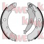 01016 KAWE Комплект гальмівних колодок