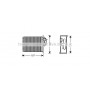 MSA6400 AVA QUALITY COOLING Теплообмінник обігрів салону