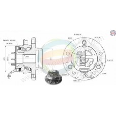 70-230065 MULTIPARTS Комплект підшипника ступиці колеса