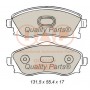 704-09133 IAP QUALITY PARTS Комплект гальмівних колодок дисковий гальм