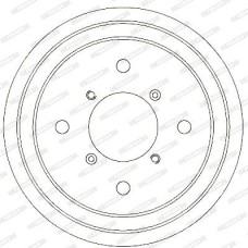 FDR329289 FERODO Гальмівний барабан