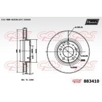 883410 MAXTECH Гальмівний диск
