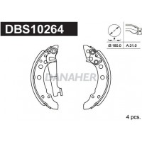 DBS10264 DANAHER Комплект гальмівних колодок