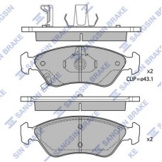 SP1079-F Hi-Q Комплект гальмівних колодок дисковий гальм
