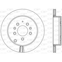 BDR2492.20 OPEN PARTS Гальмівний диск