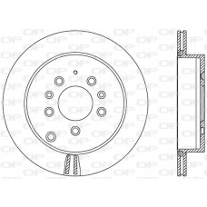 BDR2492.20 OPEN PARTS Гальмівний диск