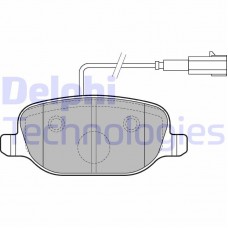 LP2223 DELPHI Комплект гальмівних колодок дисковий гальм