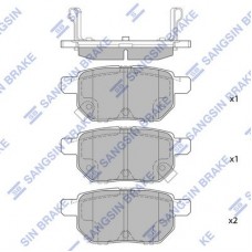 SP2094 Hi-Q Комплект гальмівних колодок дисковий гальм