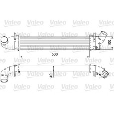 818544 VALEO Интеркулер