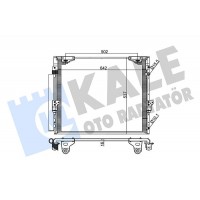 342645 KALE OTO RADYATÖR Конденсатор кондиціонера