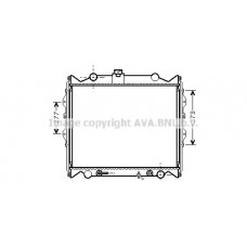 TO2249 AVA QUALITY COOLING Радіатор охолодження двигуна