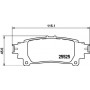 8DB 355 020-001 HELLA Комплект гальмівних колодок, дискове гальмо