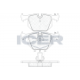 181552 ICER Комплект гальмівних колодок дисковий гальм
