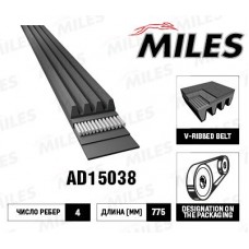 AD15038 MILES Поліклиновий ремінь