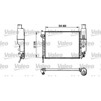 810915 VALEO Радіатор охолодження двигуна