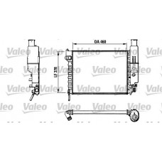 810915 VALEO Радіатор охолодження двигуна