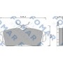 FO 680781 FOMAR Friction Комплект гальмівних колодок дисковий гальм