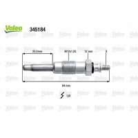 345184 VALEO Свічка розжарювання