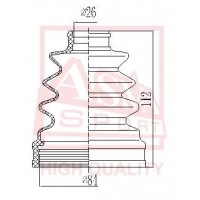 ASBT-107 ASVA Пыльник, Привідний вал