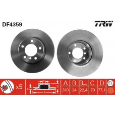 DF4359 TRW Гальмівний диск