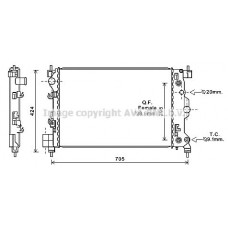 CTA2044 AVA QUALITY COOLING Радіатор охолодження двигуна