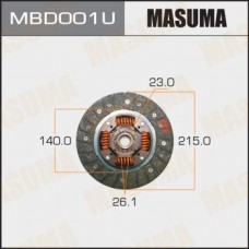 MBD001U MASUMA Диск зчеплення