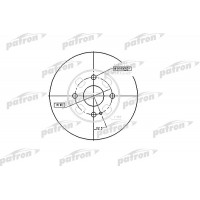 PBD4120 PATRON Гальмівний диск