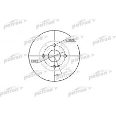 PBD4120 PATRON Гальмівний диск