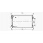 VN2402 AVA QUALITY COOLING Радіатор охолодження двигуна