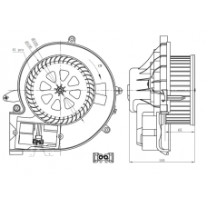 WG2160436 WILMINK GROUP Вентилятор салону