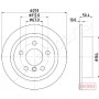 DP-0136C JAPANPARTS Гальмівний диск