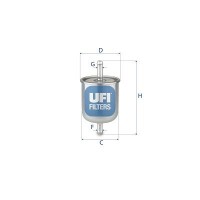 31.529.00 UFI Паливний фільтр