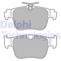 LP3669 DELPHI Комплект гальмівних колодок дисковий гальм