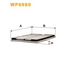 WP6980 WIX FILTERS Фільтр повітря у внутрішньому просторі