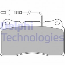 LP1516 DELPHI Комплект гальмівних колодок дисковий гальм